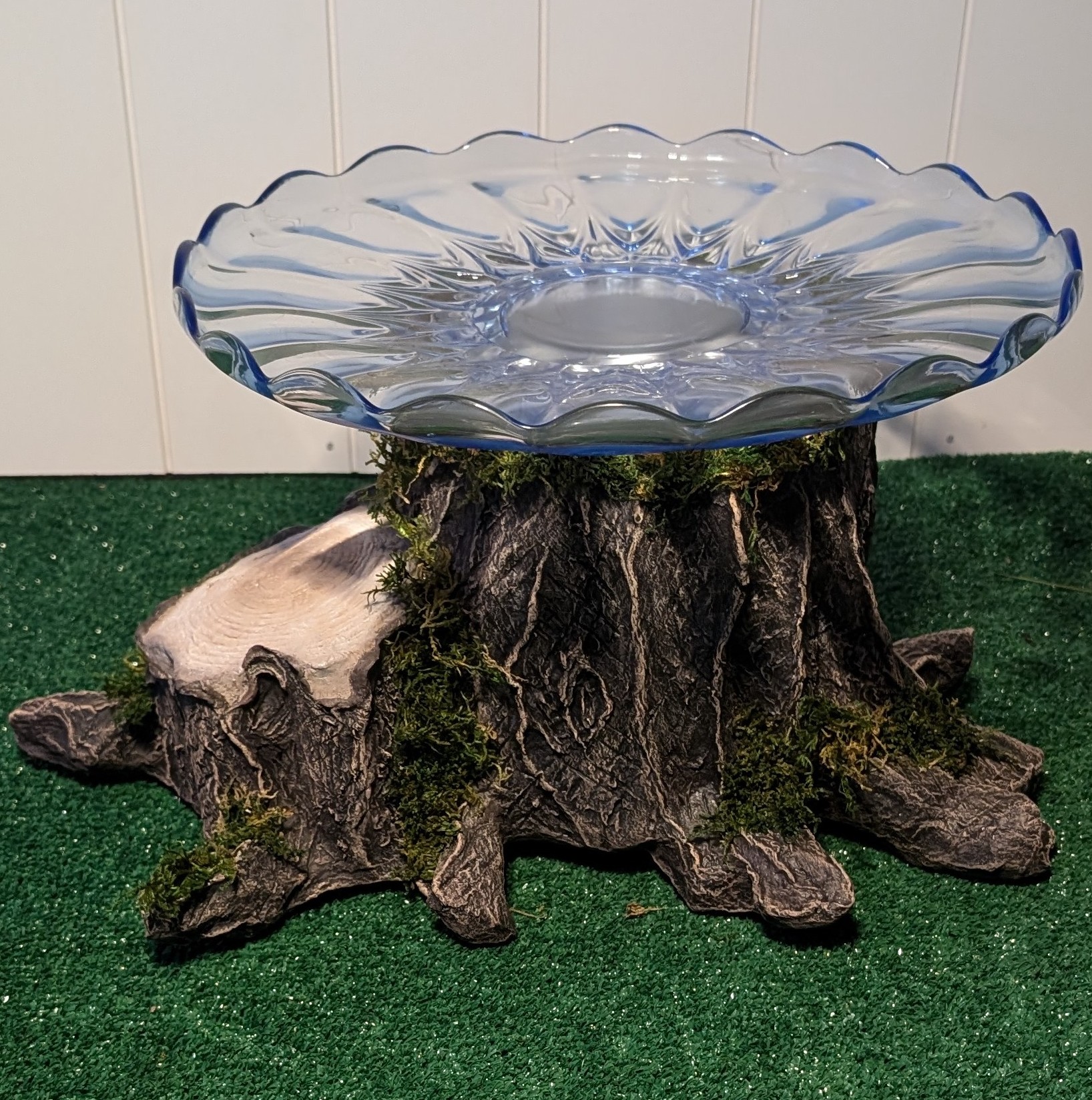 Faux Stump Hors d'oeuvres Tray - Artificial Trees/Floor Plants